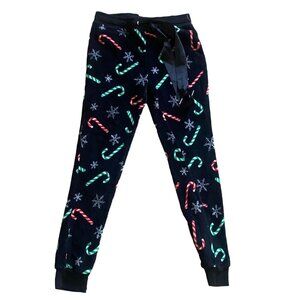 Planet Gold Womens Pajamas Soft Christmas Pajama Pants-Black-M-GUC